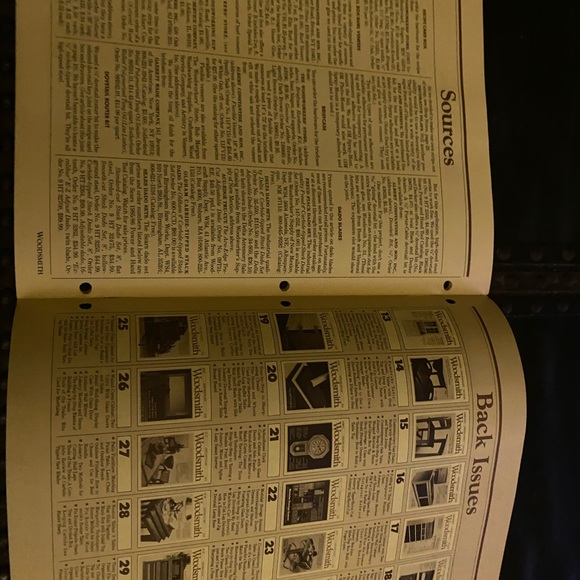 🎉5/$10🎉 Woodsmith magazine number 44 April 1986 recipe card box, briefcase - Picture 7 of 10